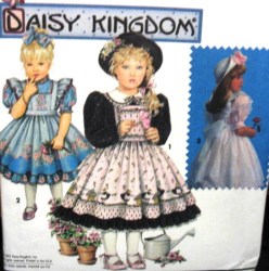 7699 9925 DK RUFFLE DRESS, PETTICOAT, PINAFORE PATTERN 2-4,5-6X